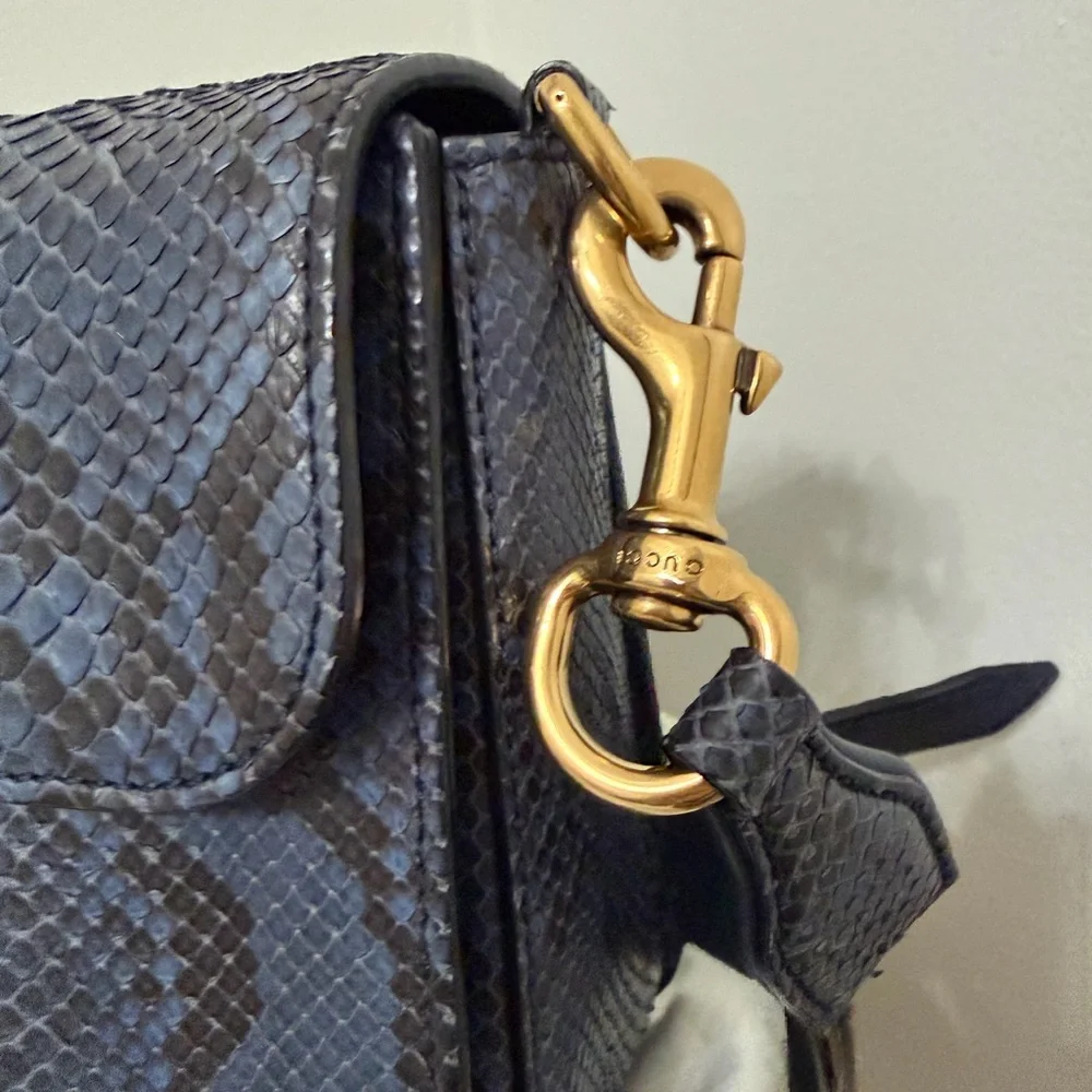 Gucci JACKIE PYTHON MEDIUM BAG - Picture 6 of 16